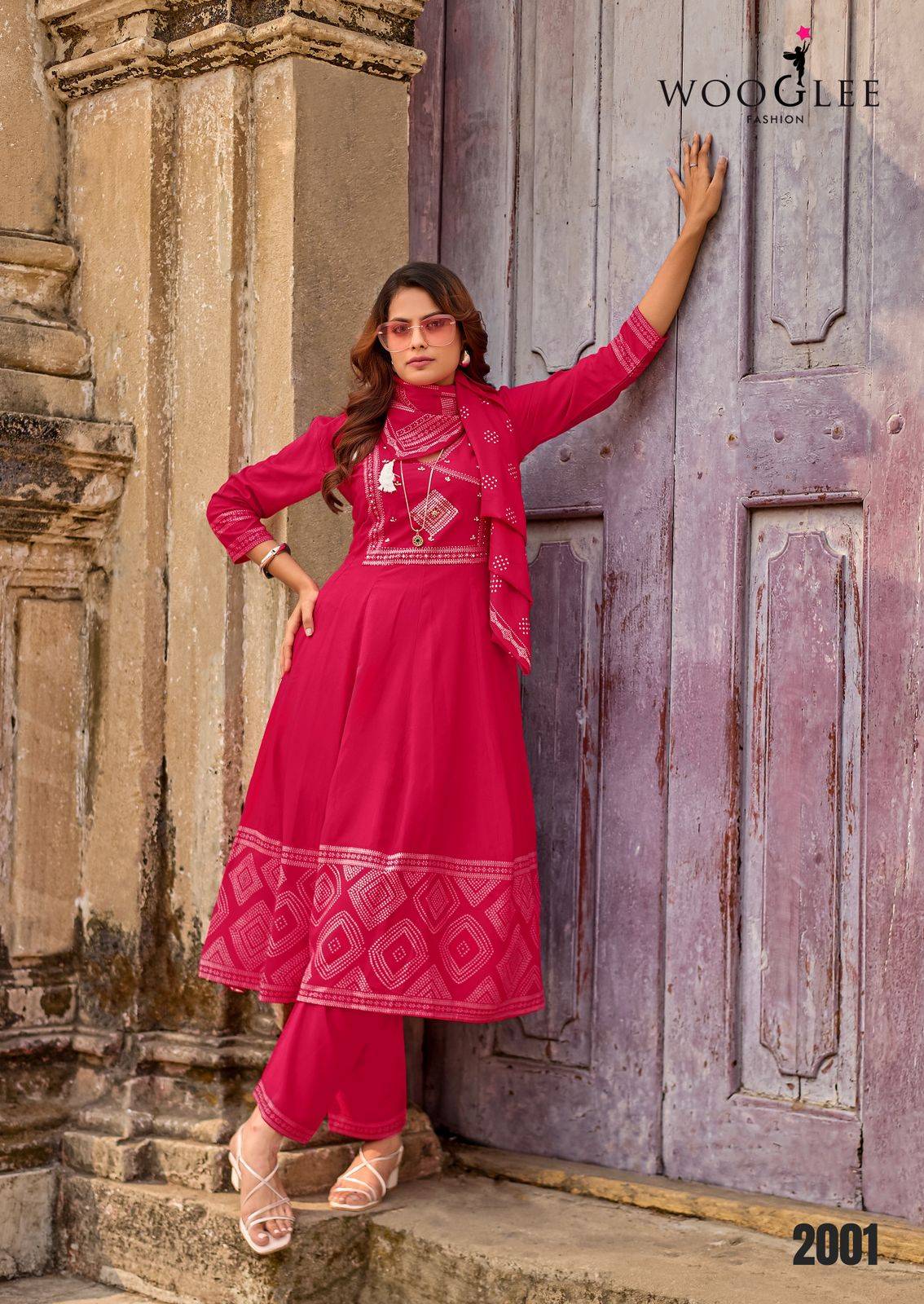 Rangveli By WOOGLEE Designer Ethnic Wear Collection Rayon Kurtis At Wholesale Price